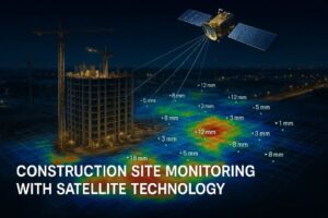 Construction site monitoring with satellite~1