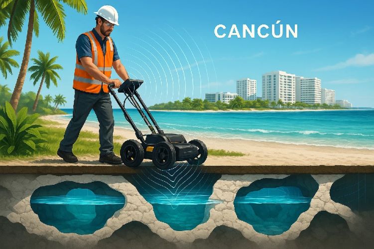 Georradar en Cancún