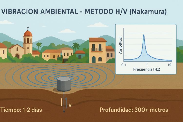 VIBRACIÓN AMBIENTAL (HV - MÉTODO DE NAKAMURA)