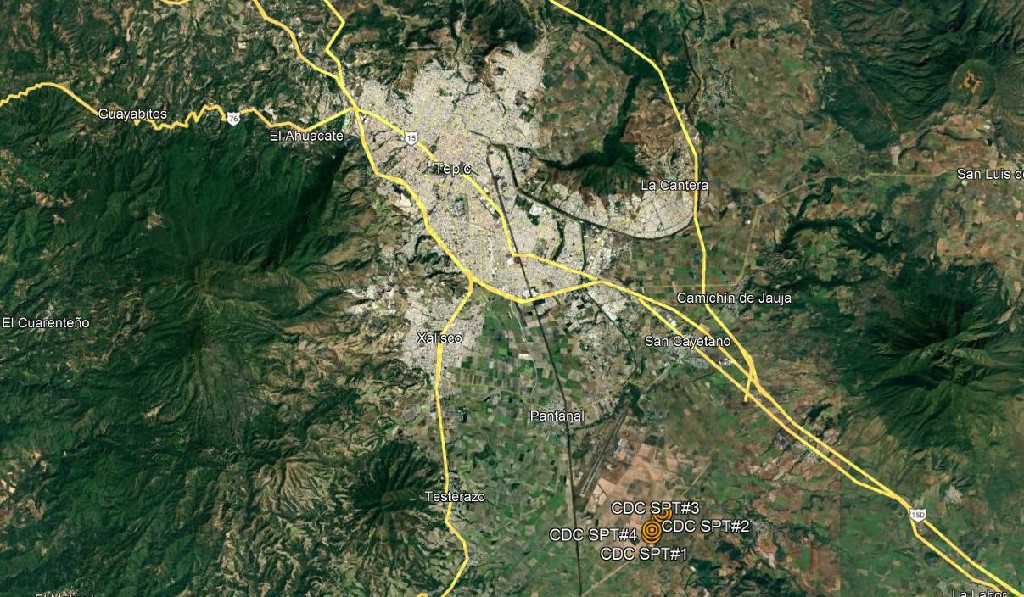 Sondeo SPT infraestructura vial