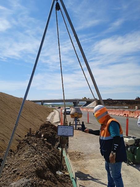 Análisis mecánica suelos carretera