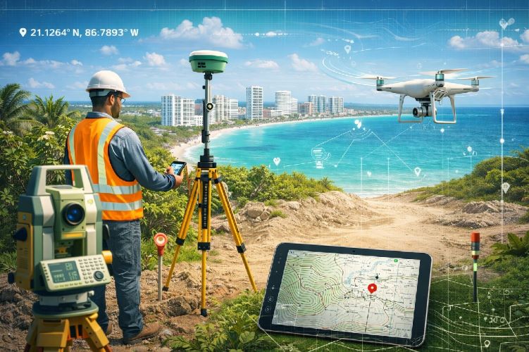 Levantamiento Topográfico en Cancún