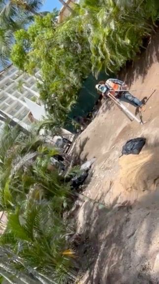 Equipo de sondeo de penetración estándar en el sitio del proyecto